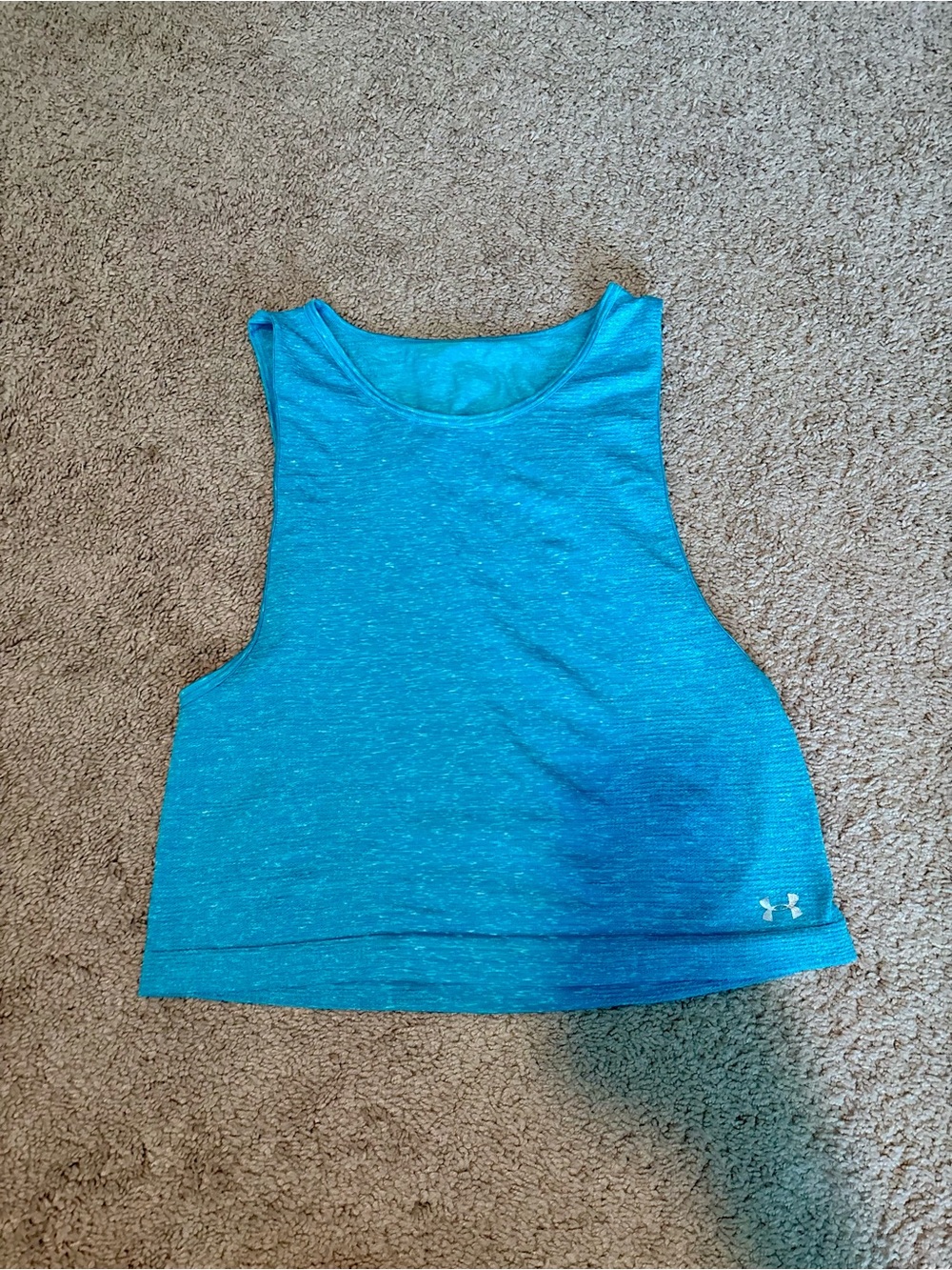 Under Armour Women's Blue Crop Performance Tank